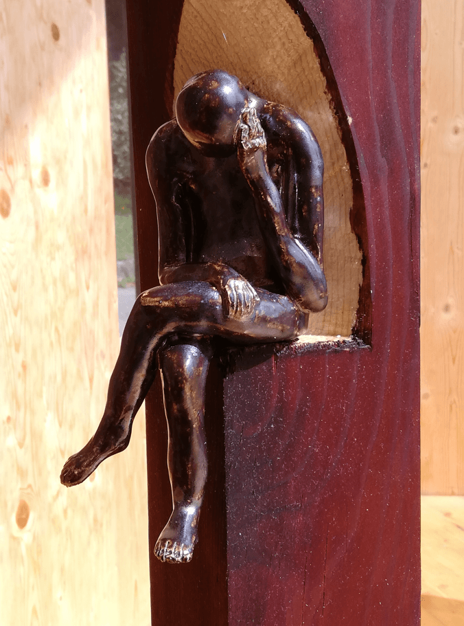 Detailaufnahme einer keramischen Oberfläche